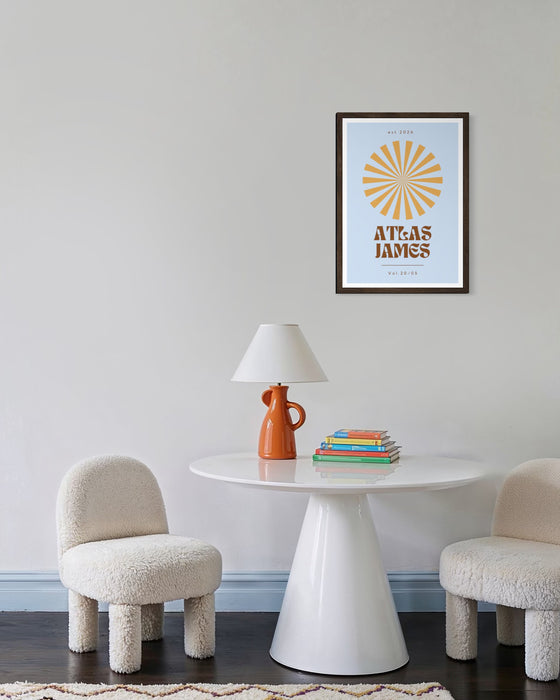 retro R E C O R D print