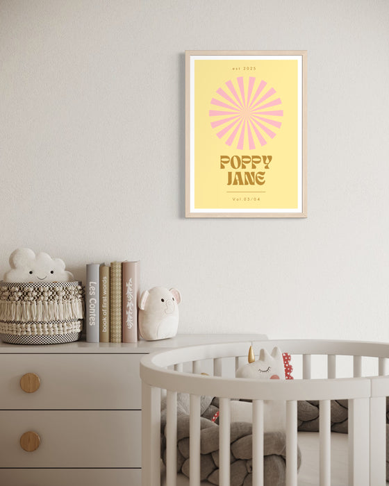 retro R E C O R D print