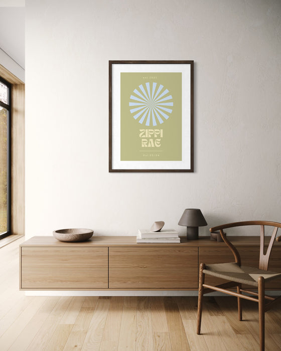 retro R E C O R D print